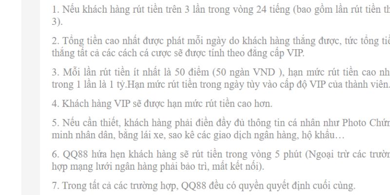 Hiểu rõ các vấn đề dưới đây nhằm tránh gây ra rủi ro khi giao dịch